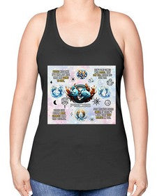 Straight pisces 475# - pisces -Racerback Tank