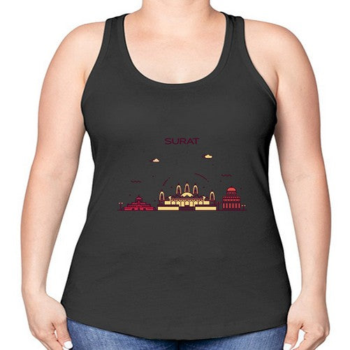 Surat 1908# - cities -Racerback Tank