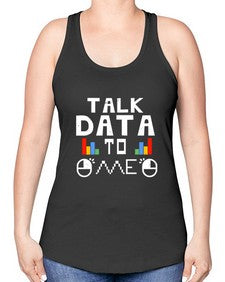 Talk dada to me 15# - computer -Racerback Tank