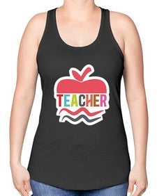 Teacher 1445# - teacher -Racerback Tank