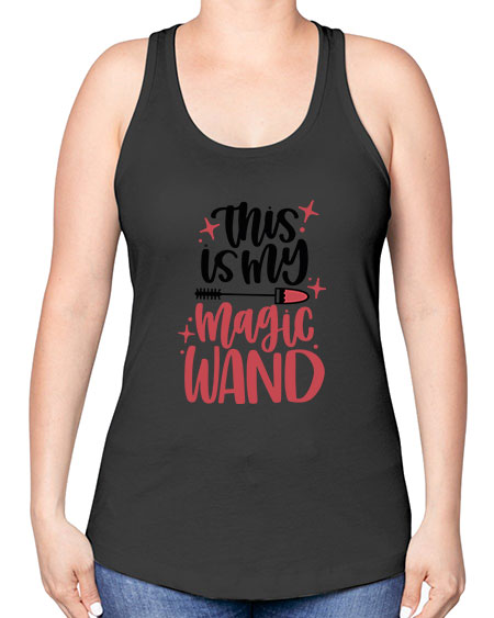 This Is My Magic Wand Style 12# - beauty - fashion -Racerback Tank