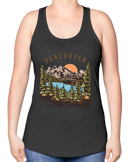 Vancouver 4# - nature -Racerback Tank