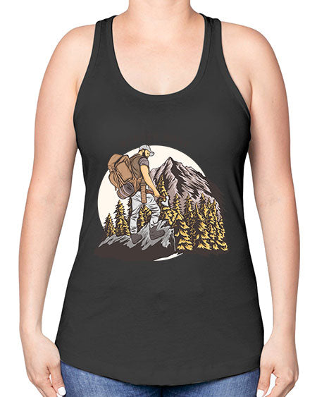 Wander More 3# - nature -Racerback Tank