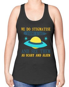 We do stigmatise teens a alot 43# - ufo -Racerback Tank