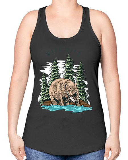 Wild Life 1# - nature -Racerback Tank