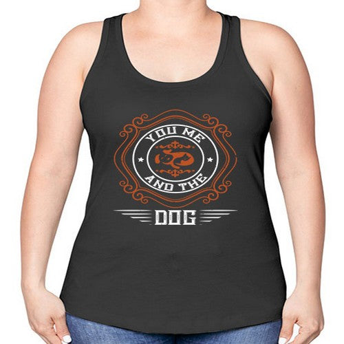 You Me And The Dogs Style 134# - dogs -Racerback Tank