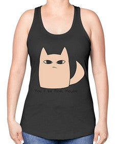 Youll be Fine Maybe - cats -Racerback Tank