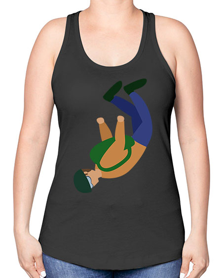 all in one 03# - parachute -Racerback Tank