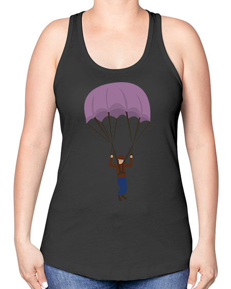 all in one 10# - parachute -Racerback Tank
