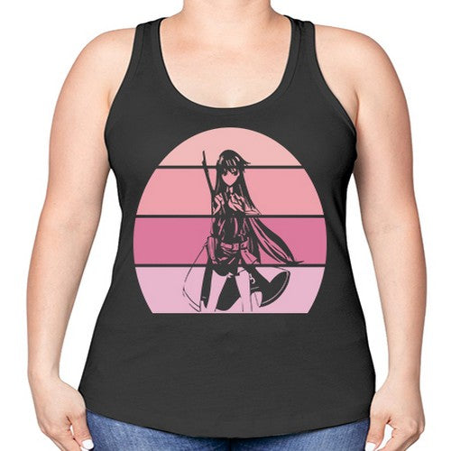 anime art 197# - anime -Racerback Tank