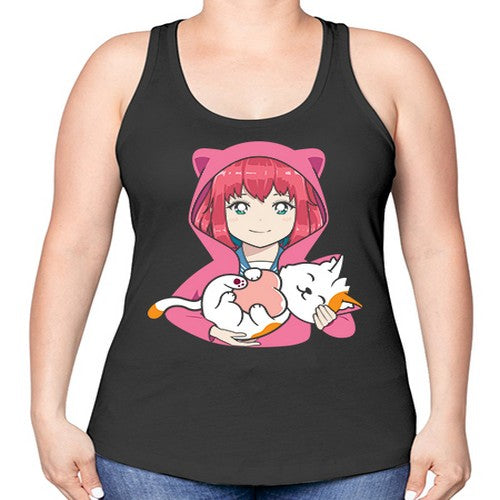 anime art 206# - anime -Racerback Tank