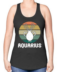 aquarius 78# - aquarius -Racerback Tank