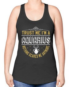 aquarius 87# - aquarius -Racerback Tank