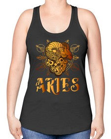 aries 14# - aries -Racerback Tank