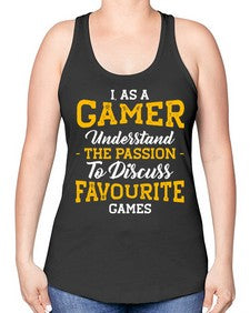 as a gamer understan the passion 61# - video games -Racerback Tank