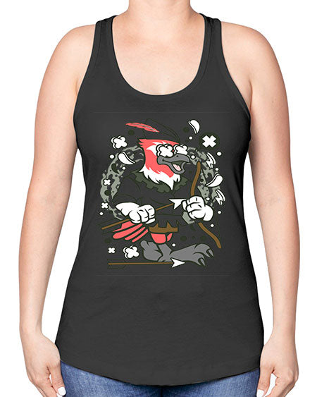 bird robin hood 25# - birds -Racerback Tank