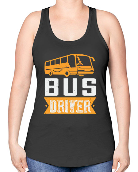 bus driver Style 641# - Bus Driver -Racerback Tank