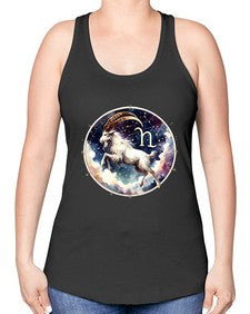 capricorn 211# - capricorn -Racerback Tank