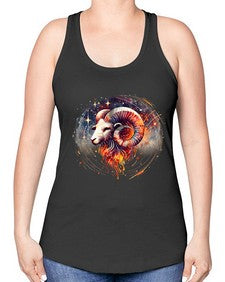 capricorn 214# - capricorn -Racerback Tank