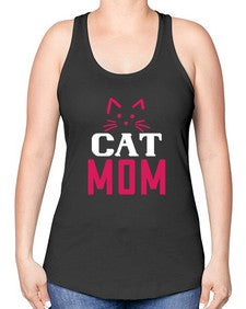 cat mom Style 34# - cats -Racerback Tank