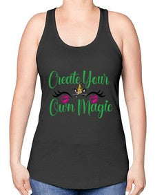 create your own magic 83# - unicorn -Racerback Tank