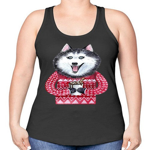 dog 73# - dogs -Racerback Tank