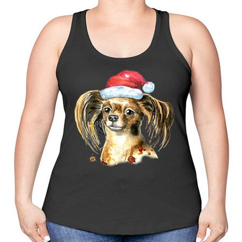 dog hat 100# - dogs -Racerback Tank