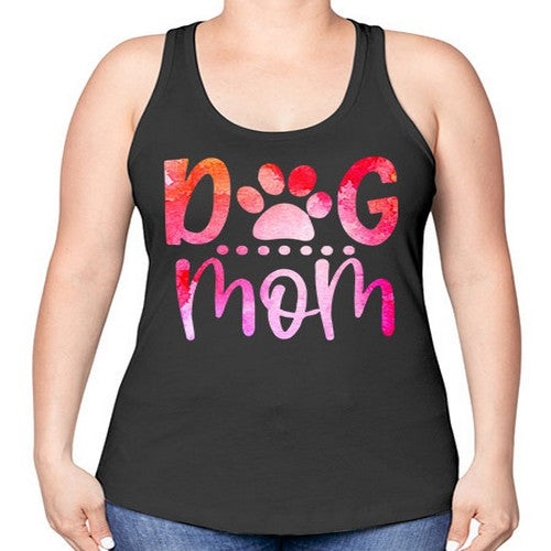 dog mom 86# - dogs -Racerback Tank