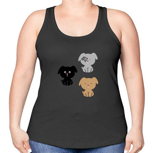 dogs 137# - dogs -Racerback Tank