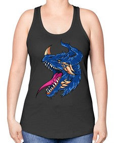 dragon 173# - dragon -Racerback Tank