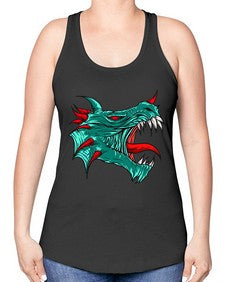 dragon 174# - dragon -Racerback Tank