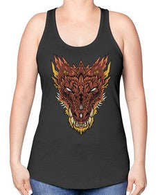 dragon 176# - dragon -Racerback Tank