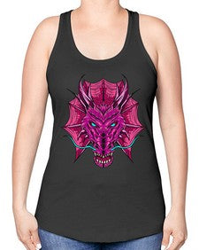 dragon 178# - dragon -Racerback Tank