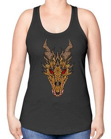 dragon 179# - dragon -Racerback Tank