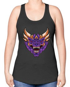dragon 183# - dragon -Racerback Tank