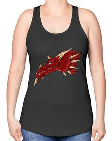 dragon 185# - dragon -Racerback Tank