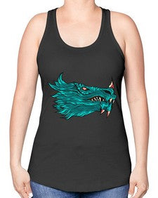 dragon 186# - dragon -Racerback Tank