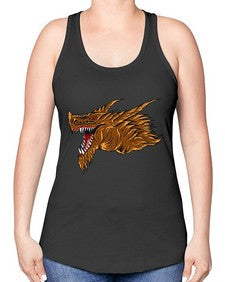 dragon 187# - dragon -Racerback Tank