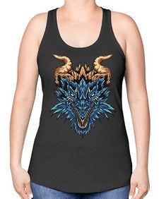 dragon 189# - dragon -Racerback Tank