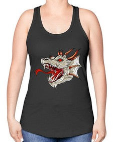 dragon 191# - dragon -Racerback Tank