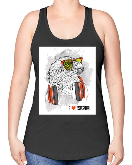 eagle 1# - birds -Racerback Tank