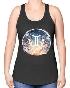 gemini 247# - gemini -Racerback Tank
