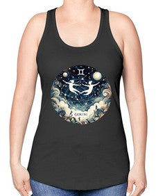gemini 249# - gemini -Racerback Tank