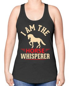 i am the horse whisperer Style 3# - horse -Racerback Tank