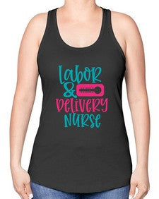labor belivery nurse Style 265# - nurse -Racerback Tank