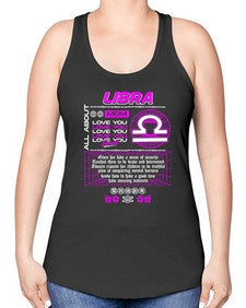 libra 339# - libra -Racerback Tank