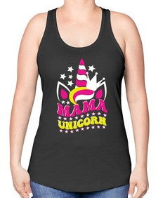 mama unicorn 285# - unicorn -Racerback Tank