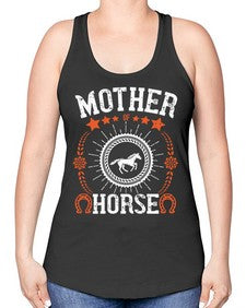 mother of horse Style 27# - horse -Racerback Tank