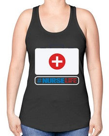 nurse life 1168# - nurse -Racerback Tank