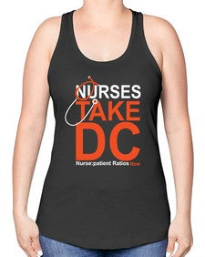 nurse take dc 1198# - nurse -Racerback Tank